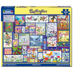 White Mountain 500-piece puzzle large pieces designed for easy handling and shared fun.