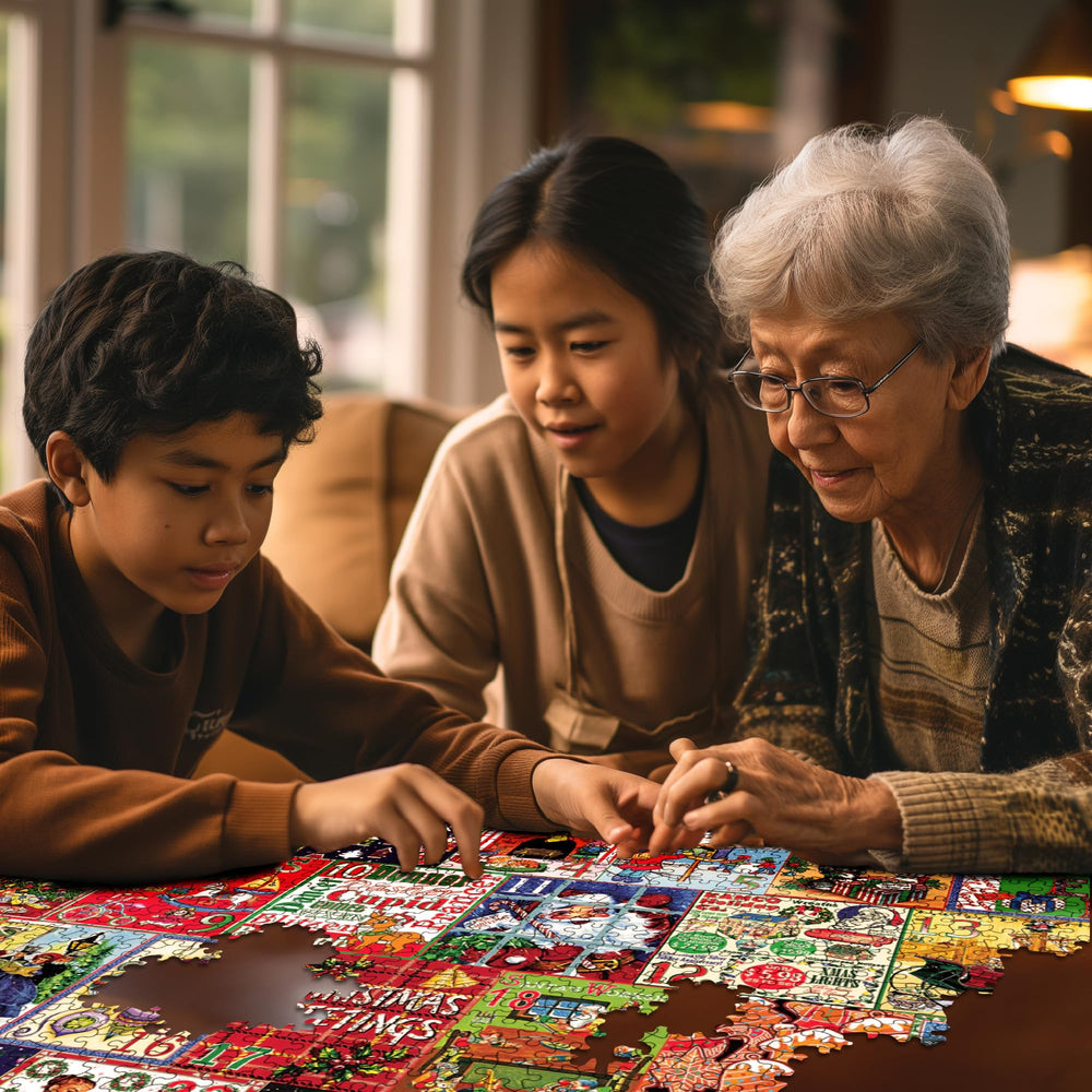 White Mountain precision cut pieces ensure satisfying snug fits during play