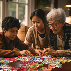White Mountain precision cut pieces ensure satisfying snug fits during play