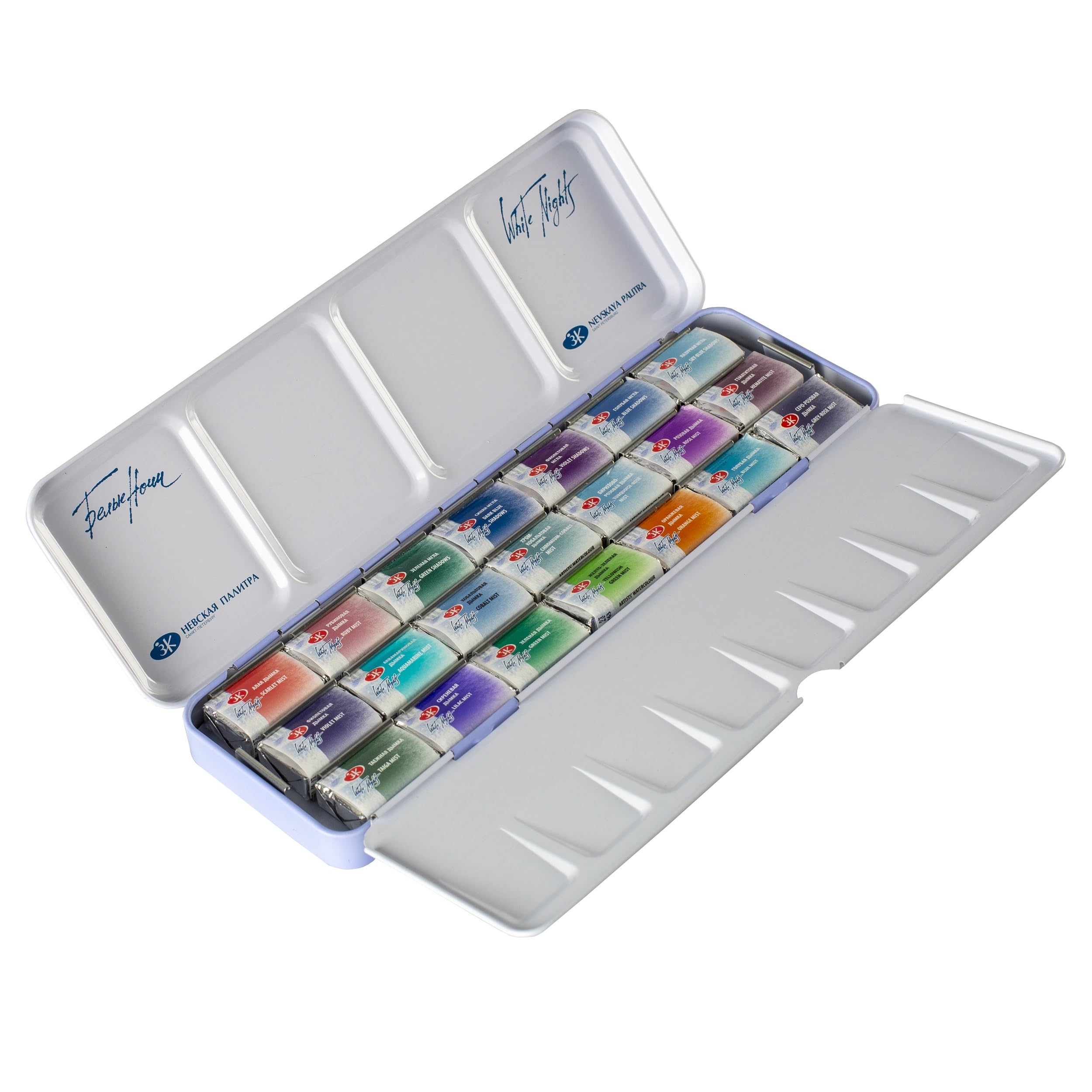 Lightfast pigments from White Nights resisting fading in artwork