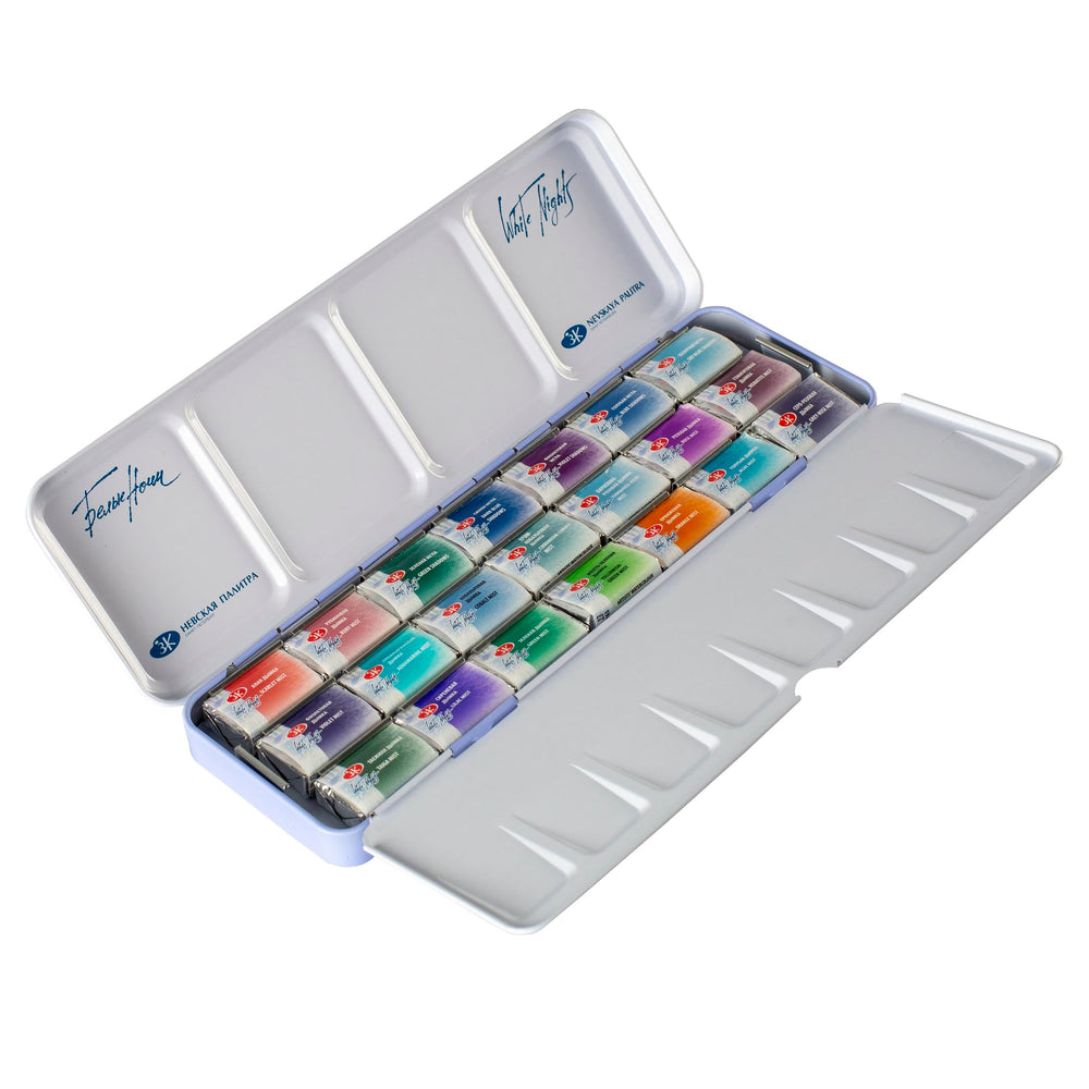 Lightfast pigments from White Nights resisting fading in artwork