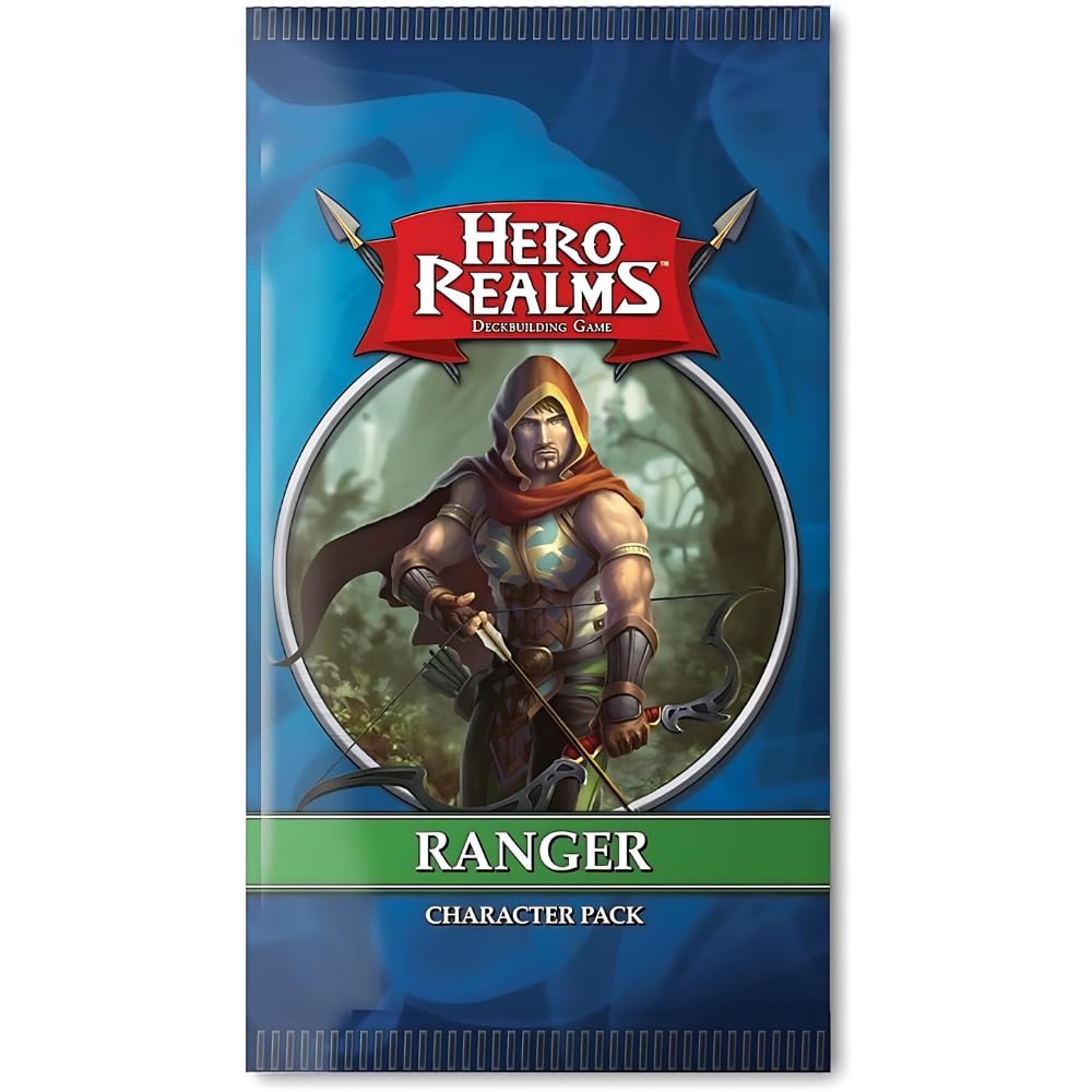 White Wizard Games Hero Realms Fighter pack cover showcases frontline power and resilience.