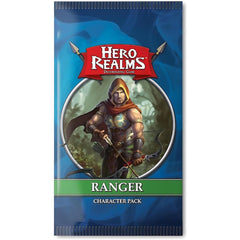 White Wizard Games Hero Realms Fighter pack cover showcases frontline power and resilience.