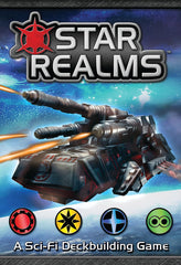 White Wizard Games Star Realms battle setup emphasizes two-player skirmishes