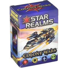 White Wizard Games Star Realms Colony Wars deck featuring ships and bases for epic space battles.