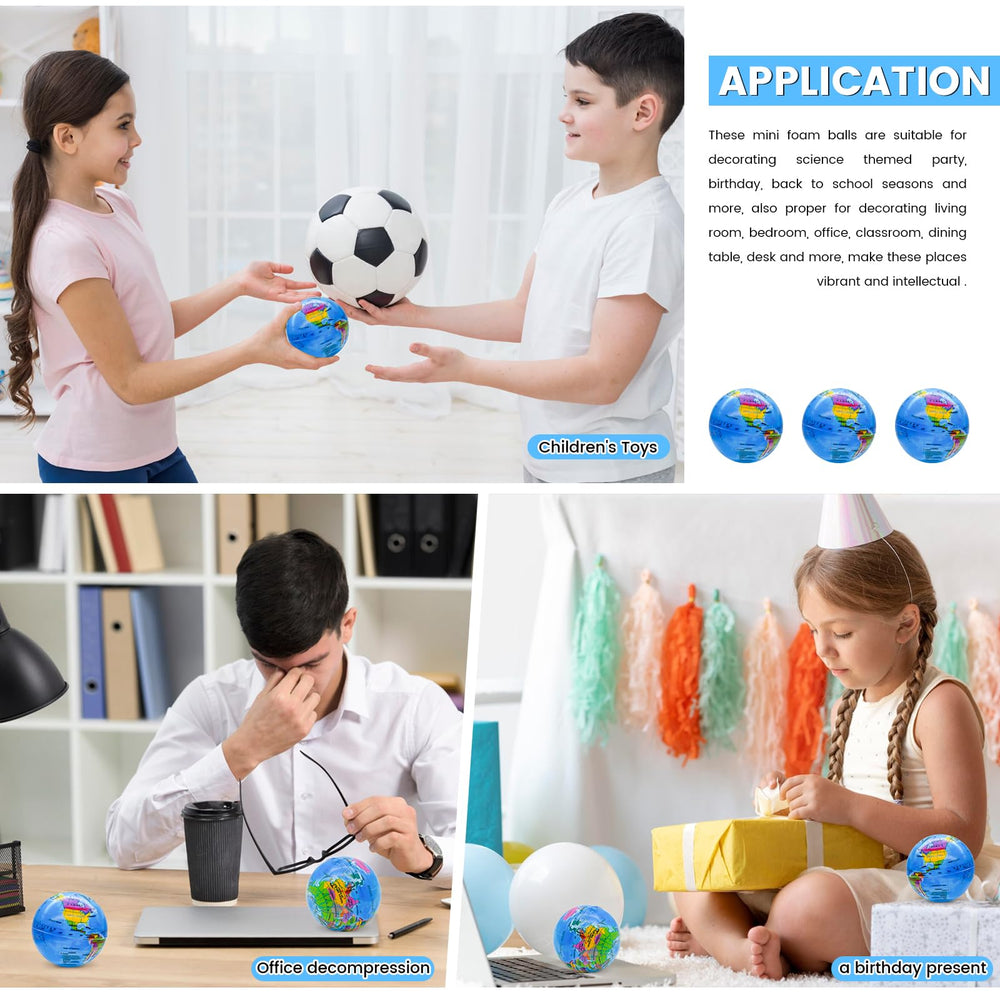 Whkvnng 30-piece globe balls set for gifts or giveaways