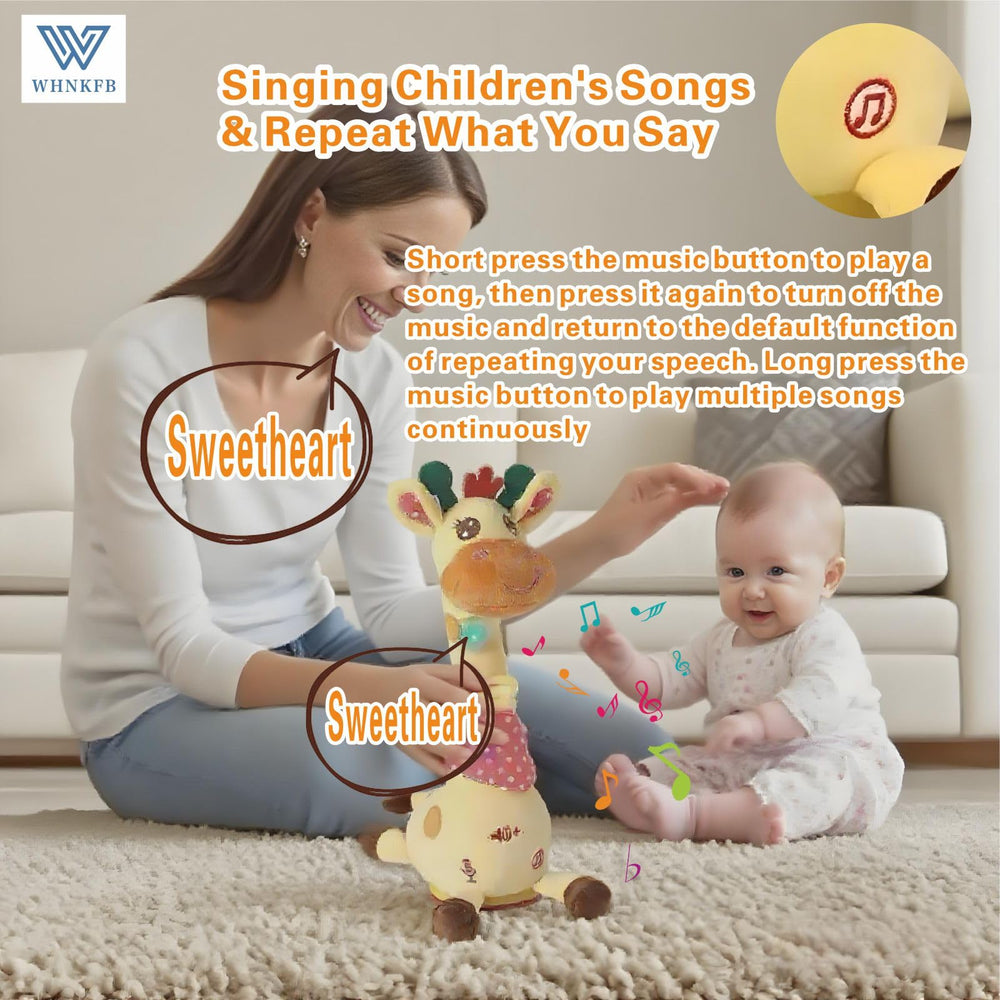 WHNKFB LED dance lights with nursery rhymes for toddlers