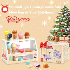 WHOHOLL ice pop stand invites kids to sort and role-play.
