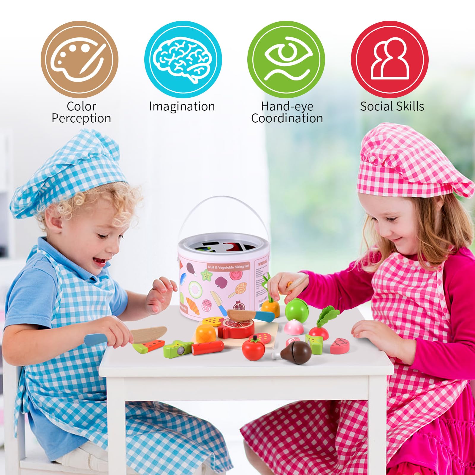 Whoholl realistic crunch-sound pieces boost sensory play experiences.