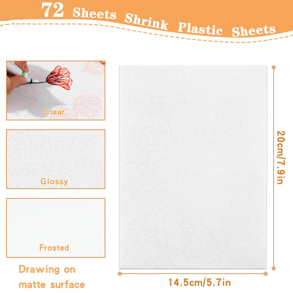 WHOLGMZY 7.9x5.7 inch sheets with frosted coloring surface.