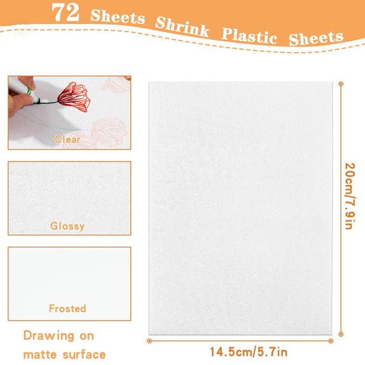 WHOLGMZY 7.9x5.7 inch sheets with frosted coloring surface.