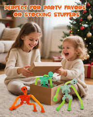 Whongkidz skeleton stretch-and-pop toy for creative games and focus