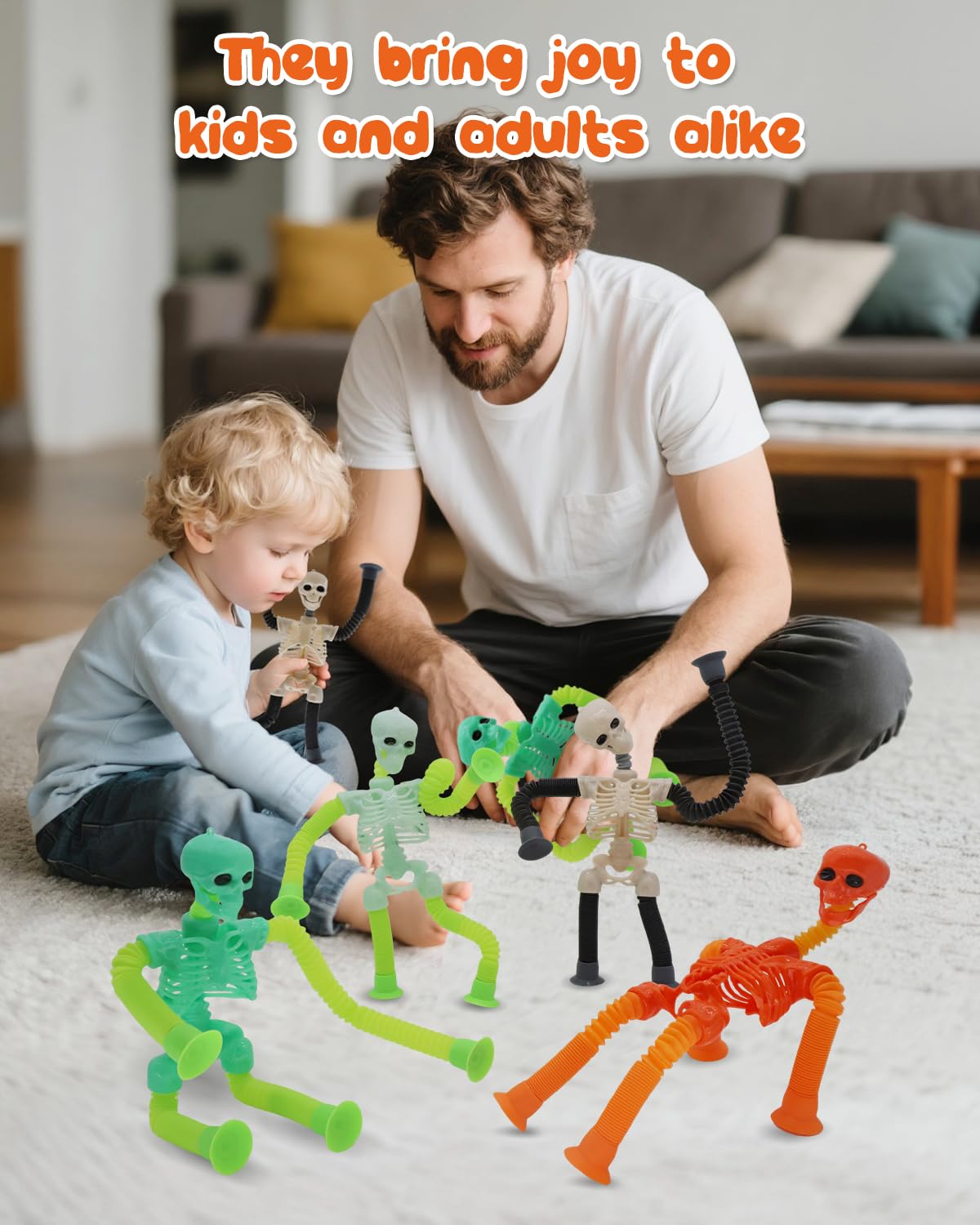 Whongkidz sensory skeleton toy promotes tactile exploration and calm focus