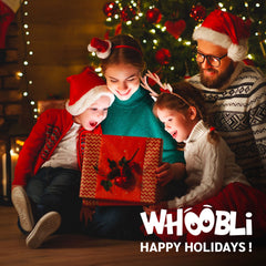 Whoobli non-toxic PU leather construction for safe kid's toy.