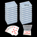 Whyogeta clear card box front view for quick access and organized card storage.