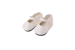 WHYS FXSN handmade doll shoes close-up showing durable stitching.