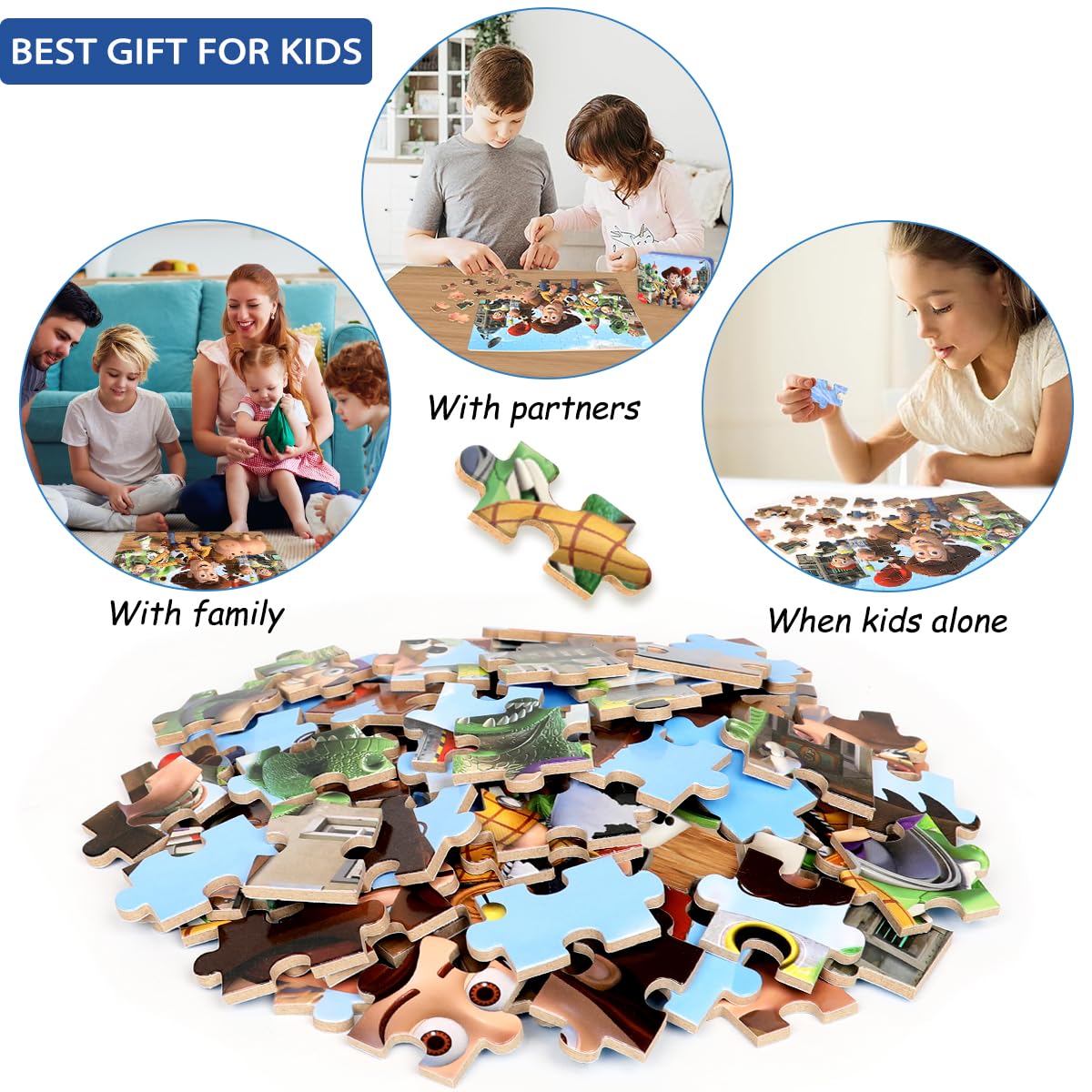Wieewg reverse-numbered pieces help kids find matches faster.