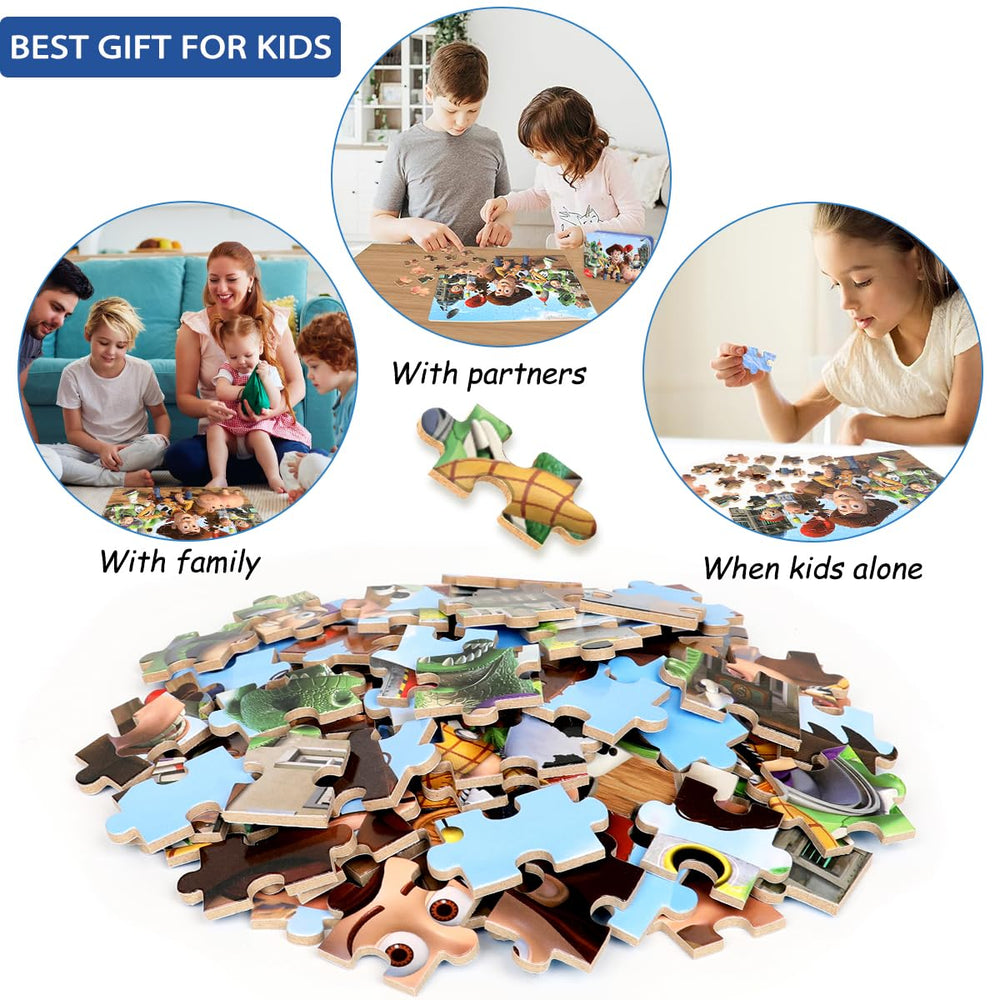 Wieewg reverse-numbered pieces help kids find matches faster.