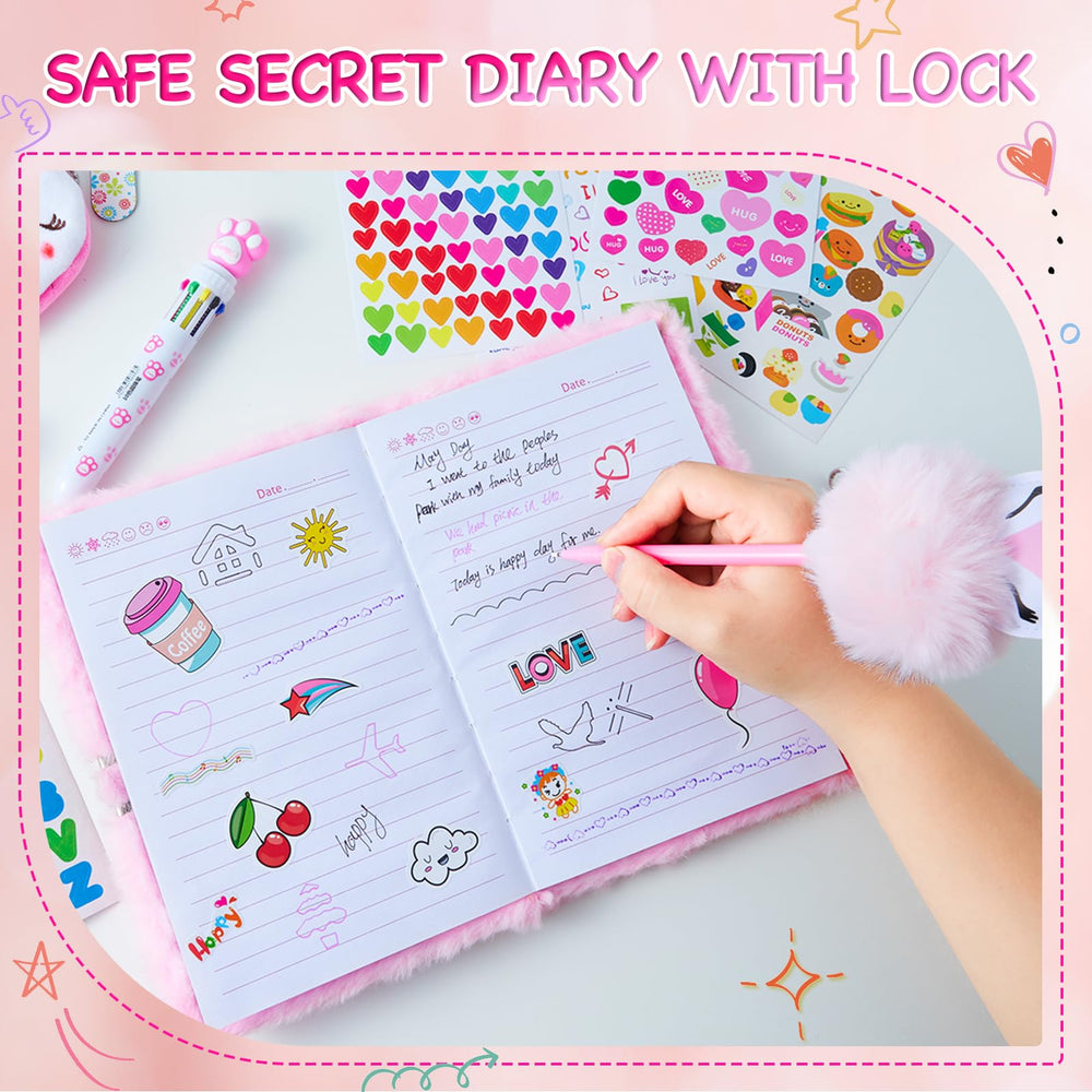 WIEWUSCH A5 size kids journal offers ample writing space