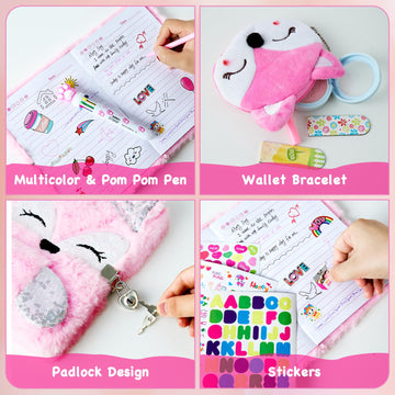 WIEWUSCH accessory pouch and stickers keep supplies organized