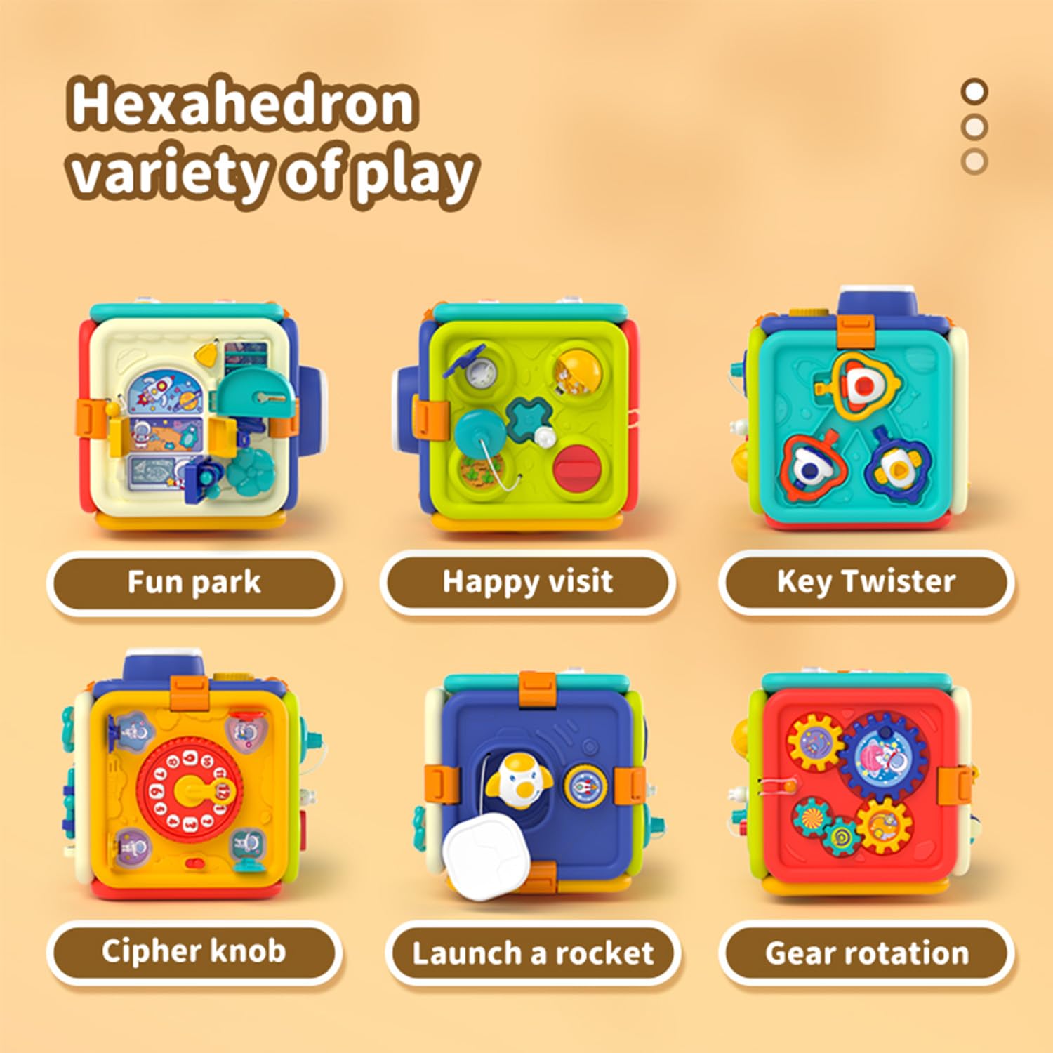 WIIBAAHO safe ABS-plastic toy ensures durable, burr-free play.