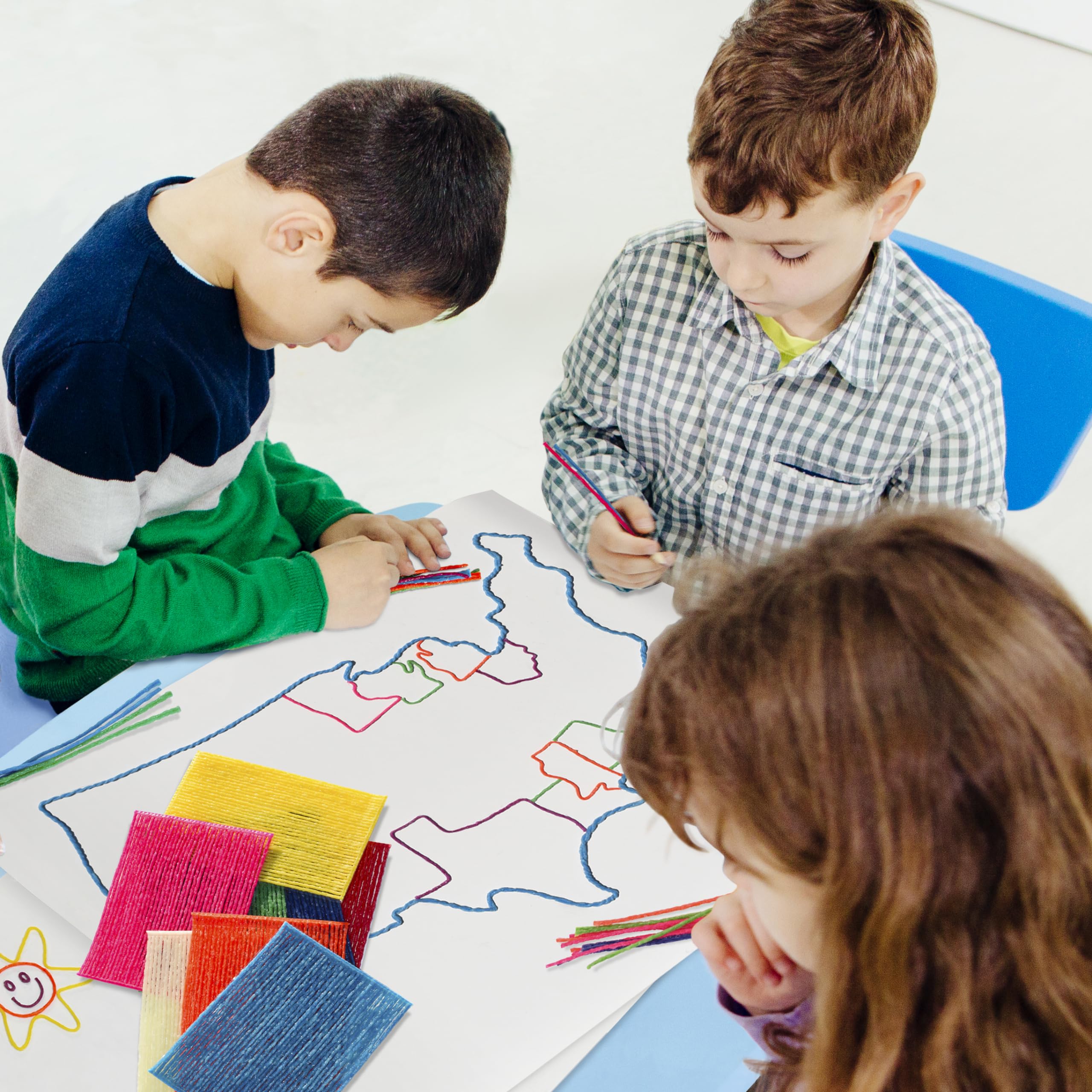 Wikki Stix 12-page booklet guides crafts and imaginative play.