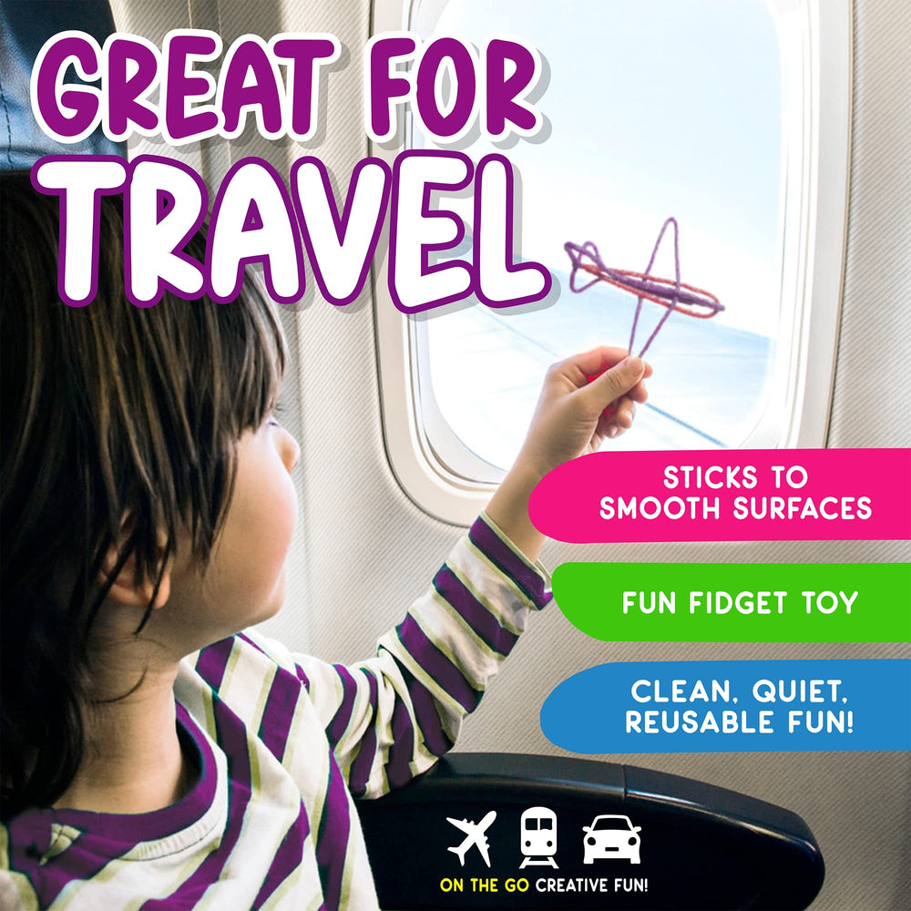 Reusable Wikki Stix reduce mess while inviting endless 3-D creations