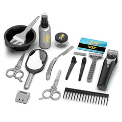 wilbvnit barber toy electric clipper enhances pretend play with realistic sound and motion