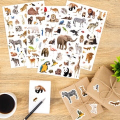 Wild Animals Stickers deliver high‑quality prints with crisp colors and removable sheets.
