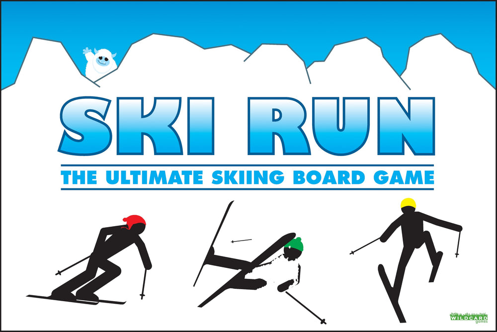 Wild Card Games SKI Run box and board for family game night