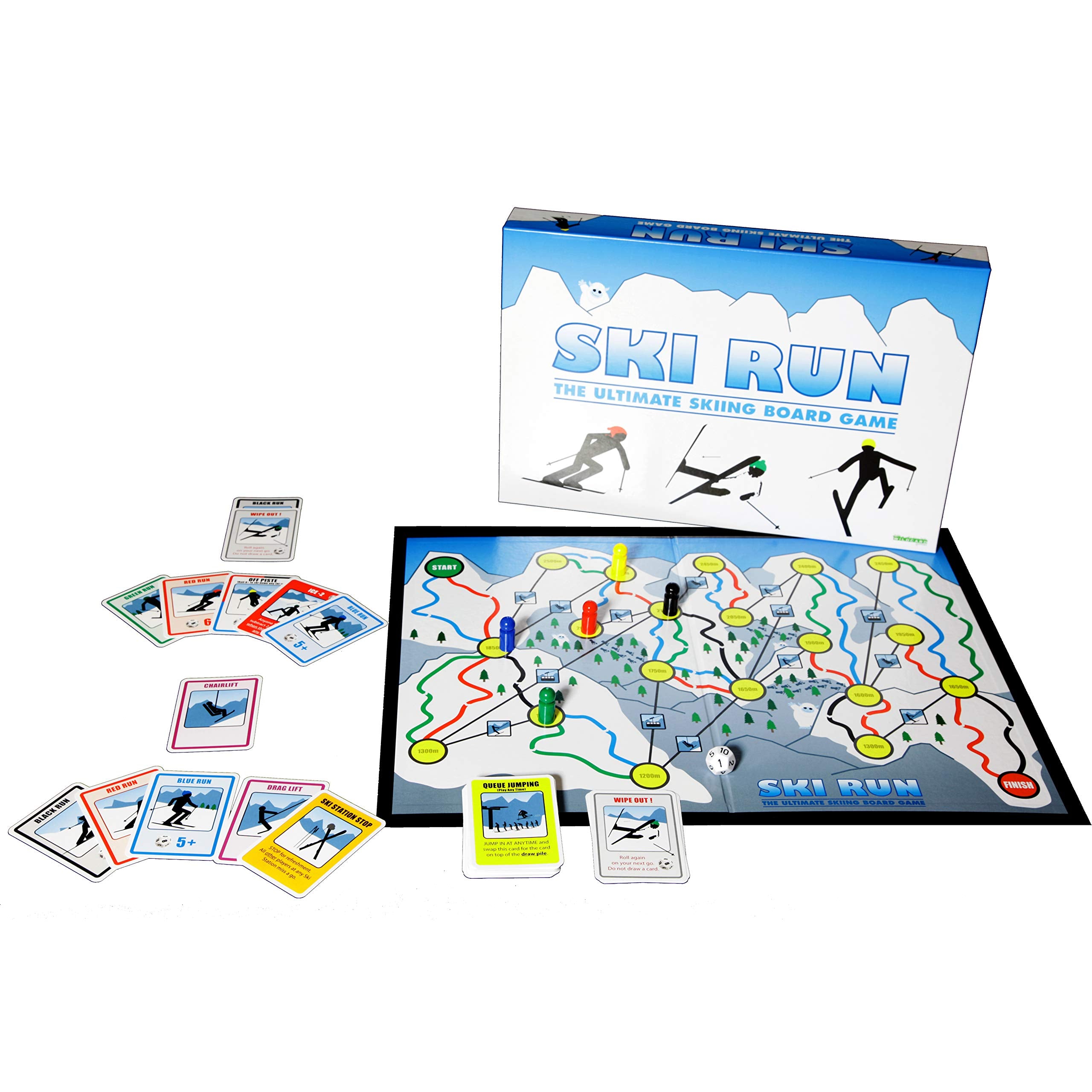 Wild Card Games SKI Run lift cards for route options