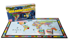 Wild Card Games Who Knows Where? clue cards for strategic moves