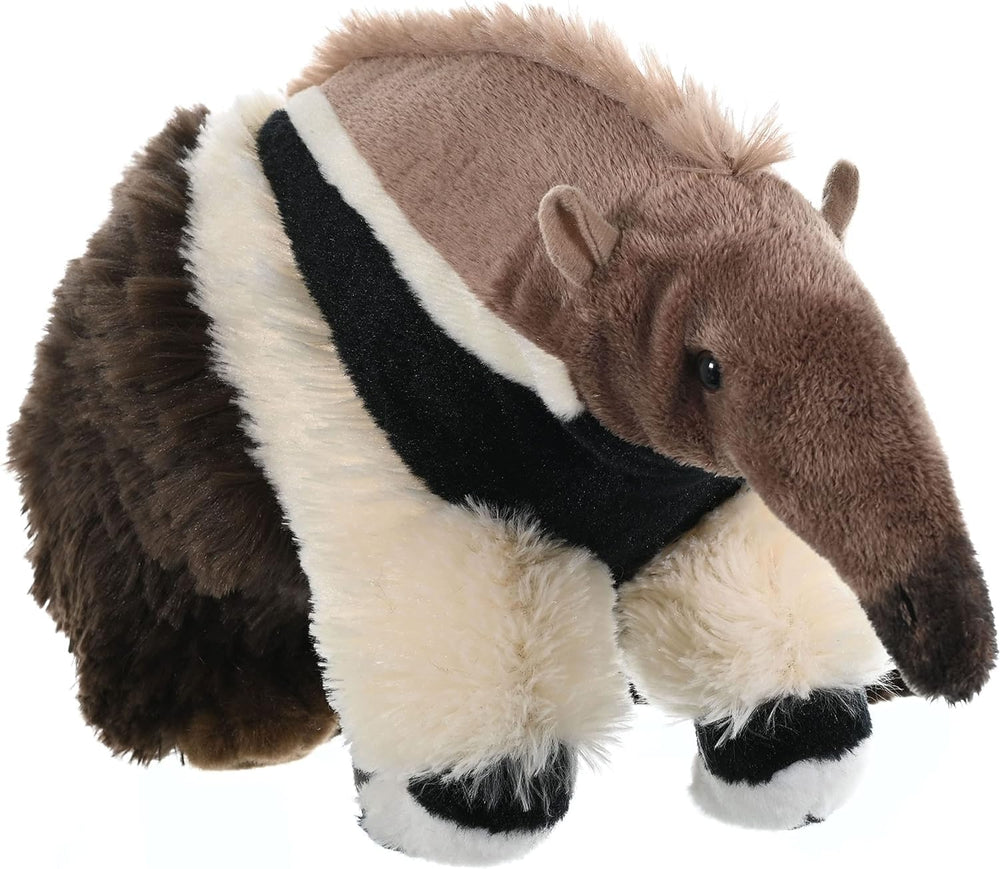 Wild Republic Anteater Plush front view, cuddly design for kids