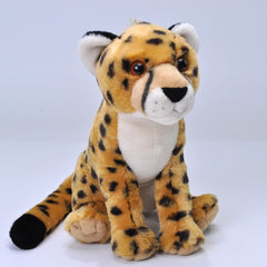 Wild Republic cheetah Cuddlekins close-up shows detailed texture for imaginative play.