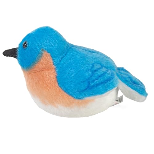 Wild Republic eastern bluebird plush ready for sensory play and learning.
