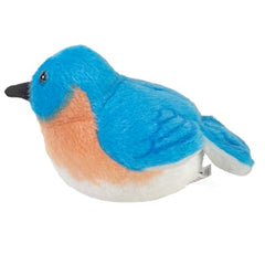 Wild Republic eastern bluebird plush ready for sensory play and learning.