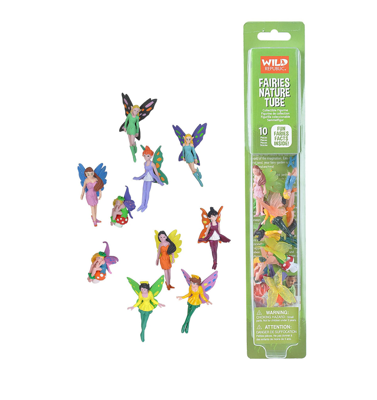 Wild Republic fairy figurines in a tube for imaginative play and collection