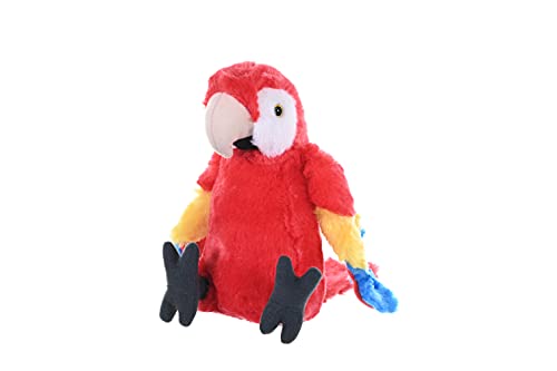 Wild Republic Scarlet Macaw Plush lifelike detail enhances storytelling.