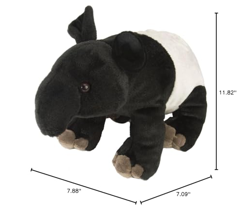 Wild Republic Tapir Plush on shelf adds charming animal decor.