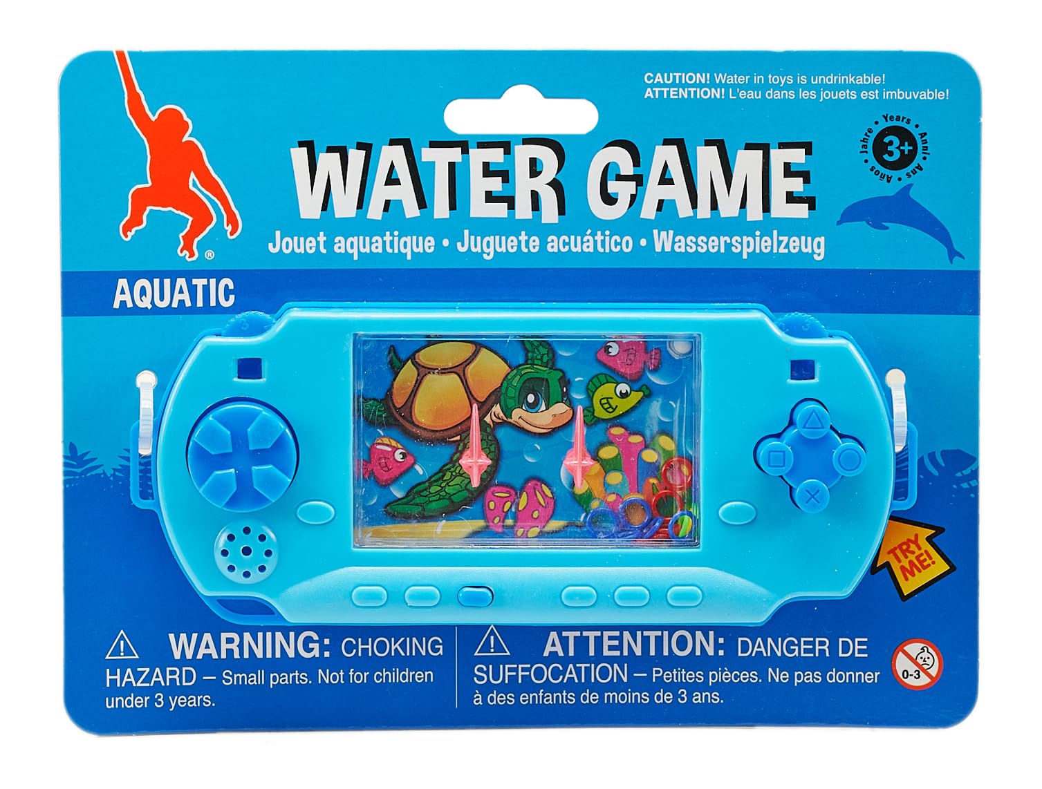 Wild Republic Water Games blue handheld sensory toy boosts focus and play