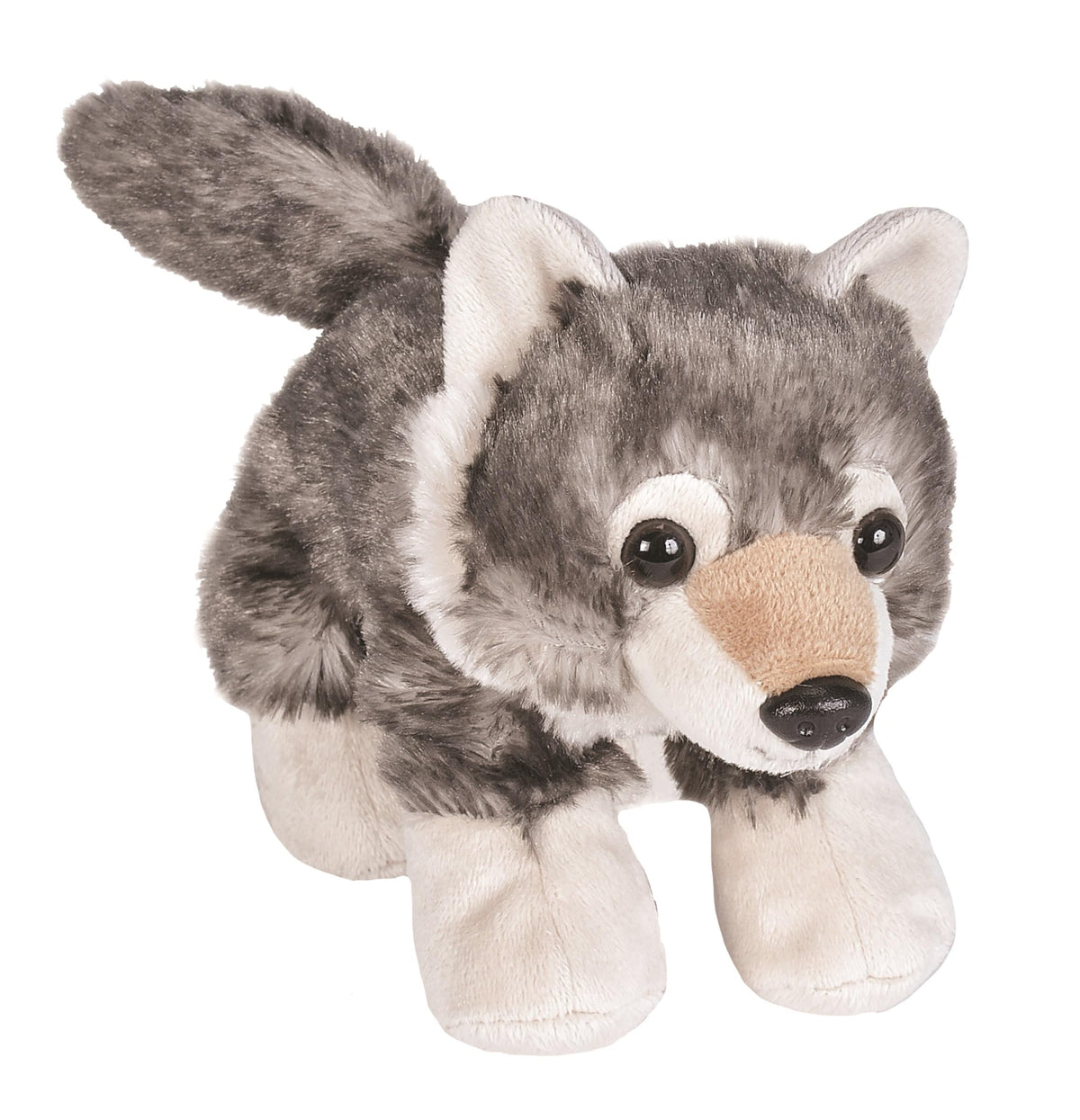Wild Republic Wolf Plush 7-inch cuddle toy for kids and bedtime