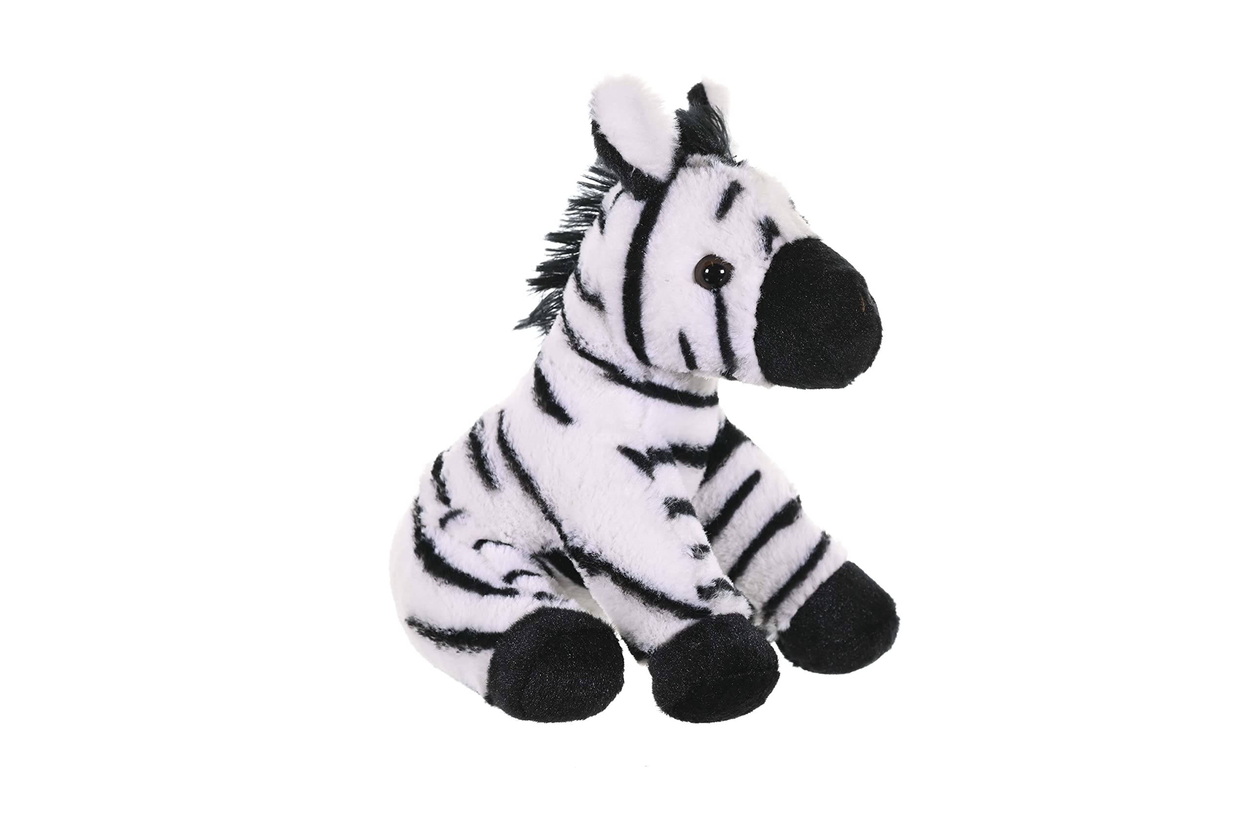 8-inch Zebra Baby Plush is a perfect portable companion for travel and libraries