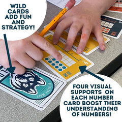 Wild Side Number Sense Cards addition-subtraction play for quick mental math.