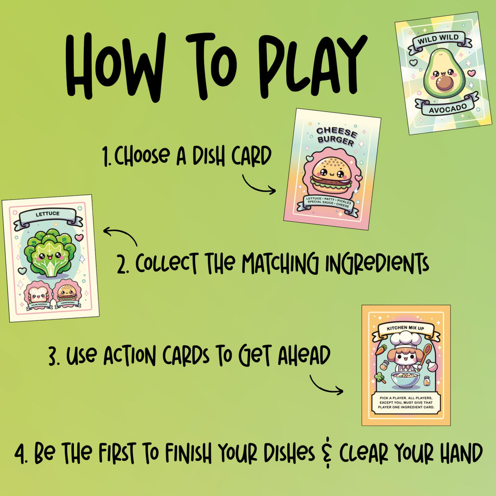 Wild Wild Avocado action cards sabotage: adds fun twists for lively table moment.