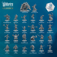Wildspire Classic Heroes band miniature for quick army-building in games.