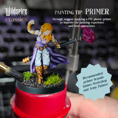 Wildspire Classic Heroes band miniature for painting practice and customization.