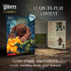 Wildspire Classic Heroes band miniature for Pathfinder and D&D compatibility.