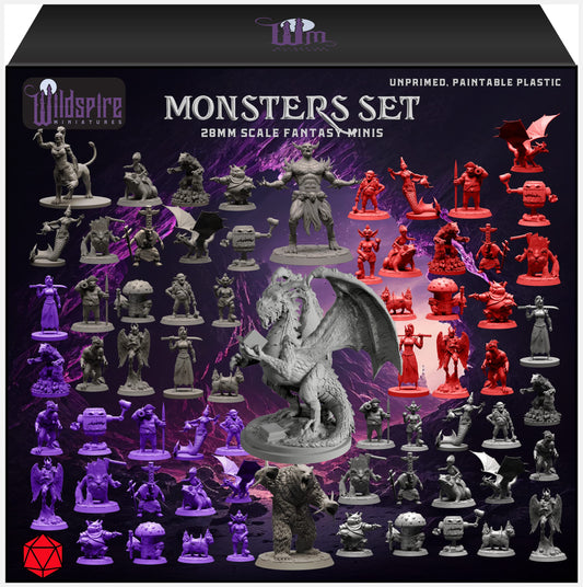 Wildspire dragon miniature for D&amp;D tabletop battles and customization