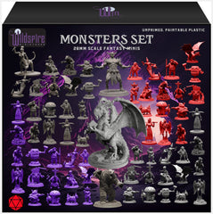 Wildspire dragon miniature for D&amp;D tabletop battles and customization