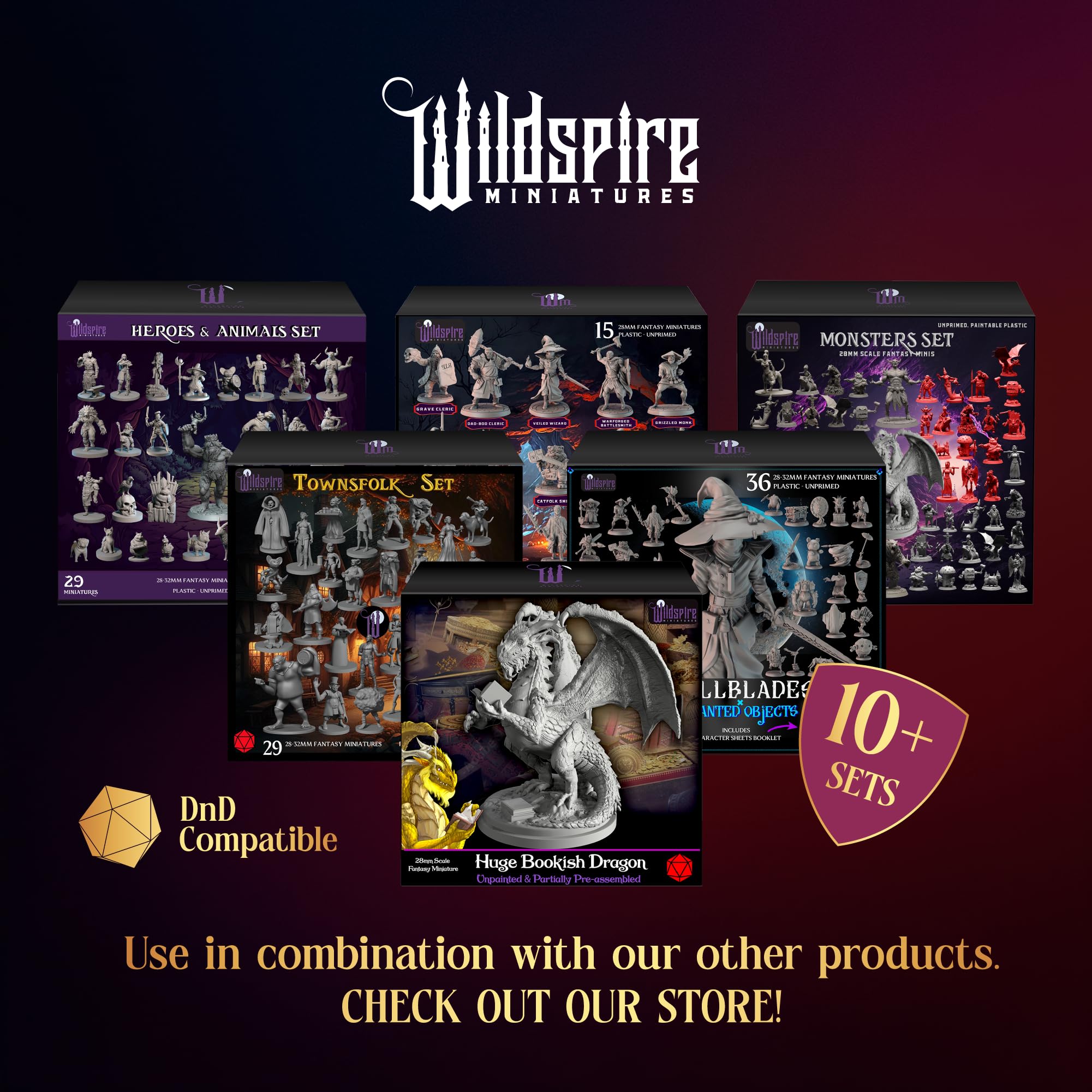 Fantasy tabletop collection to boost campaigns and inspire painting sessions